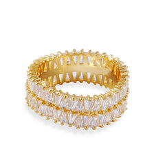 Radiant Full Zirconia Eternity Ring