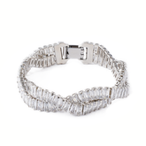 Radiant Rhodium Plated Brilliance Bracelet