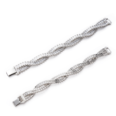 Radiant Rhodium Plated Brilliance Bracelet