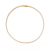 Elegant Pearl Cup Chain Necklace