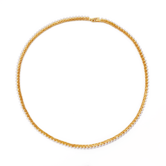 Elegant Pearl Cup Chain Necklace