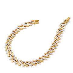 Harmonious Elegance Duo-Tone Plated Bracelet