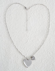Dual Heart CZ Pendant Necklace | Layered Heart Charm Jewelry | Adjustable Chain | OEM/ODM Fashion Jewelry Supplier