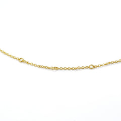 Minimalist Dual-Tone Necklace | 14K Gold & Gunmetal Plating | Modern Contrast Pendant Design | OEM Jewelry Manufacturer
