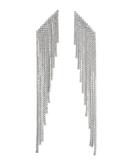 Luxury Gold Zircon Fringe Earrings | OEM & Wholesale Jewelry Supplier