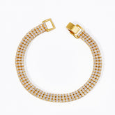 Full CZ Tennis Bracelet — Sparkling Cubic Zirconia Luxury Bracelet for Women