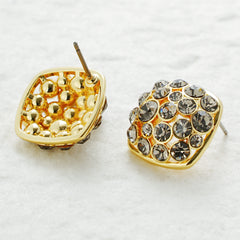 Diamond Black Rhinestone Earring