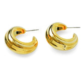 Chunky Plain Hoop Earrings | Dome Hoops Wholesale