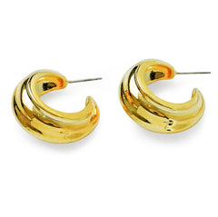 Chunky Plain Hoop Earrings | Dome Hoops Wholesale