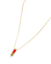 Baguette Tourmaline Pendant Necklace | Gold-Plated Minimal Jewelry OEM Manufacturer