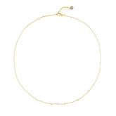 Minimalist Dual-Tone Necklace | 14K Gold & Gunmetal Plating | Modern Contrast Pendant Design | OEM Jewelry Manufacturer