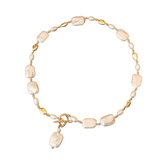 Baroque Freshwater Pearl Necklace with 14K Gold Plating