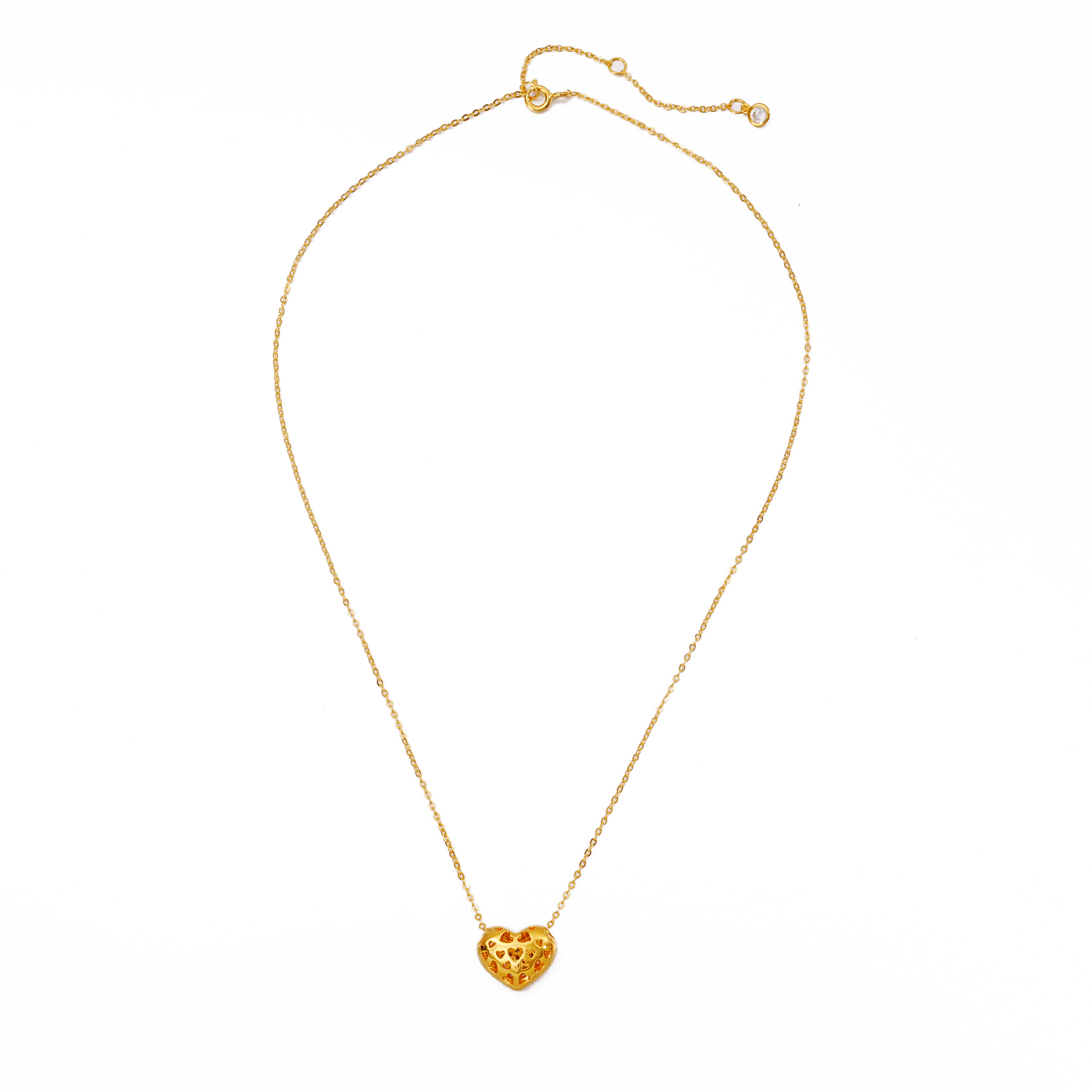 Radiant Heart Pendant Necklace