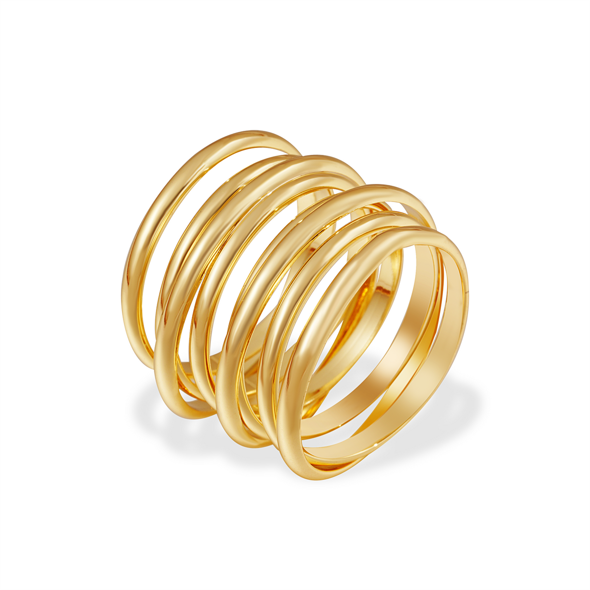 Radiant Spiral Ring