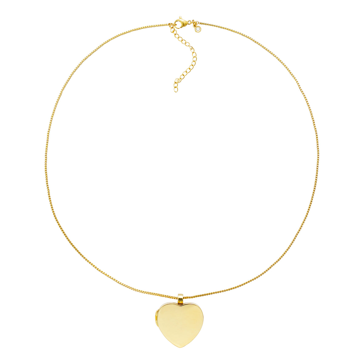 Custom Stainless Steel Heart Locket Necklace | Polished Photo Pendant | 14K Gold Vacuum Plating | OEM/ODM Jewelry Supplier