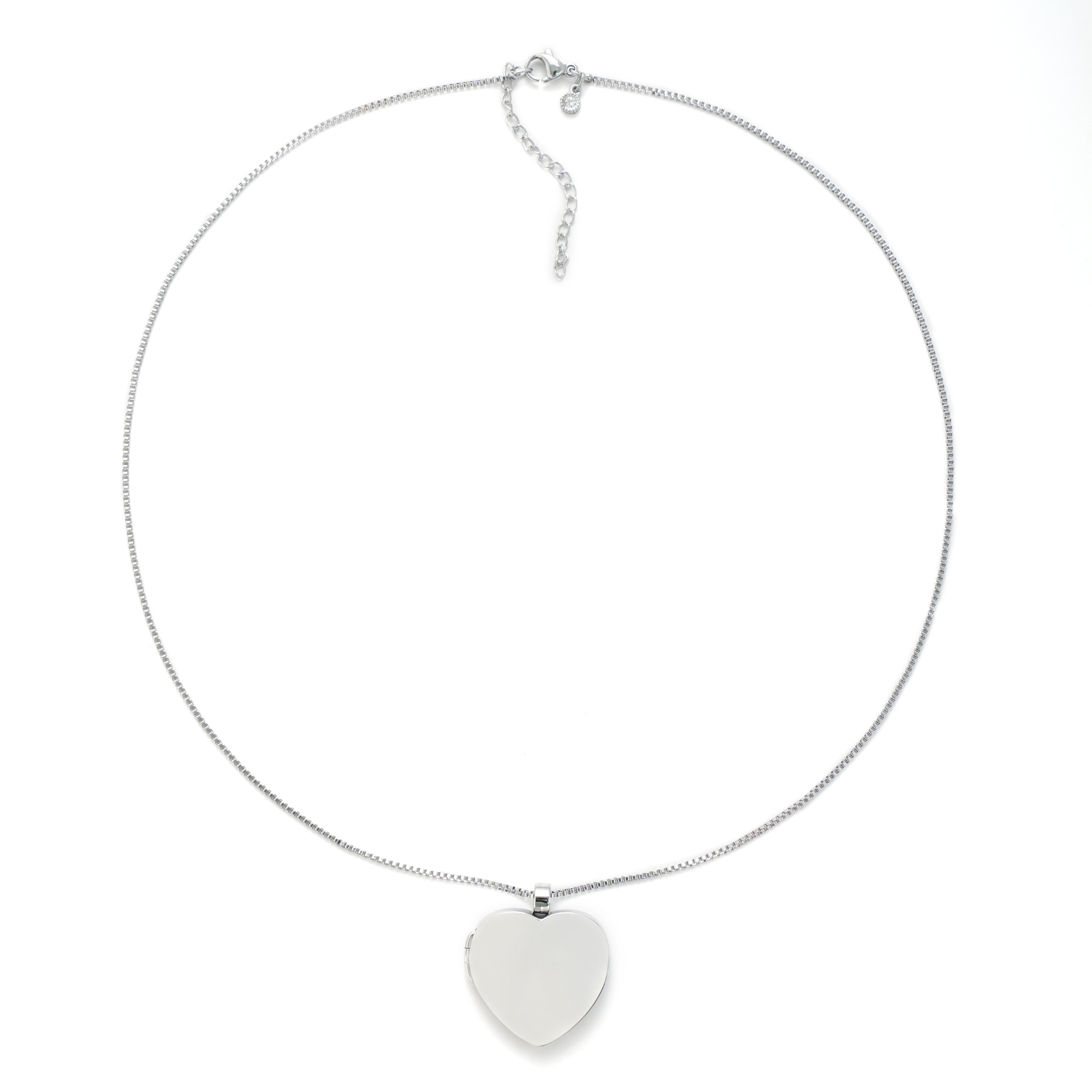 Custom Stainless Steel Heart Locket Necklace | Polished Photo Pendant | 14K Gold Vacuum Plating | OEM/ODM Jewelry Supplier