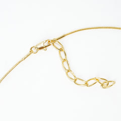 Luxury Solitaire CZ Necklace | 3A Rectangular Cubic Zirconia Pendant | 14K Gold Plated Brass Chain | OEM Jewelry Manufacturer