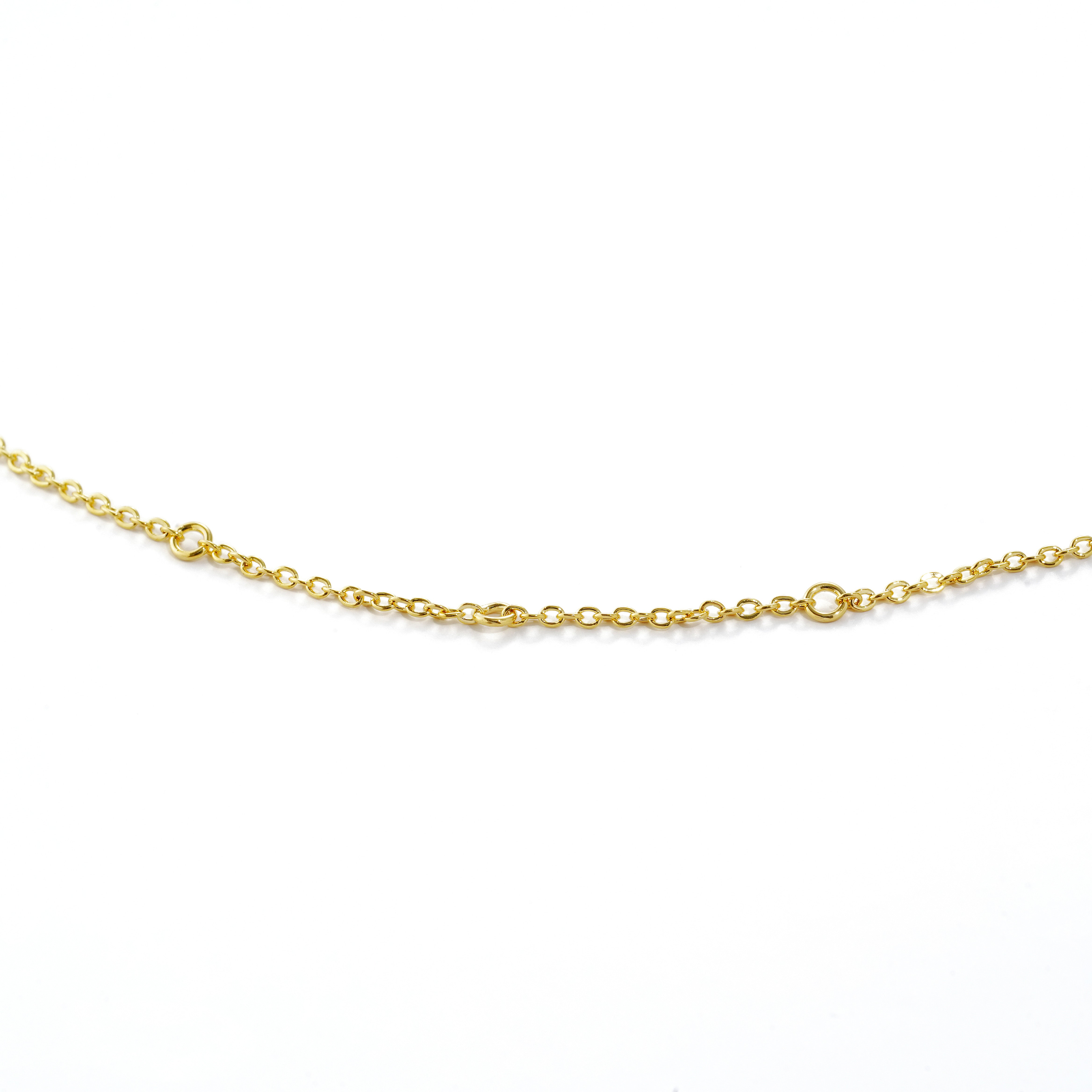 Minimalist Dual-Tone Necklace | 14K Gold & Gunmetal Plating | Modern Contrast Pendant Design | OEM Jewelry Manufacturer