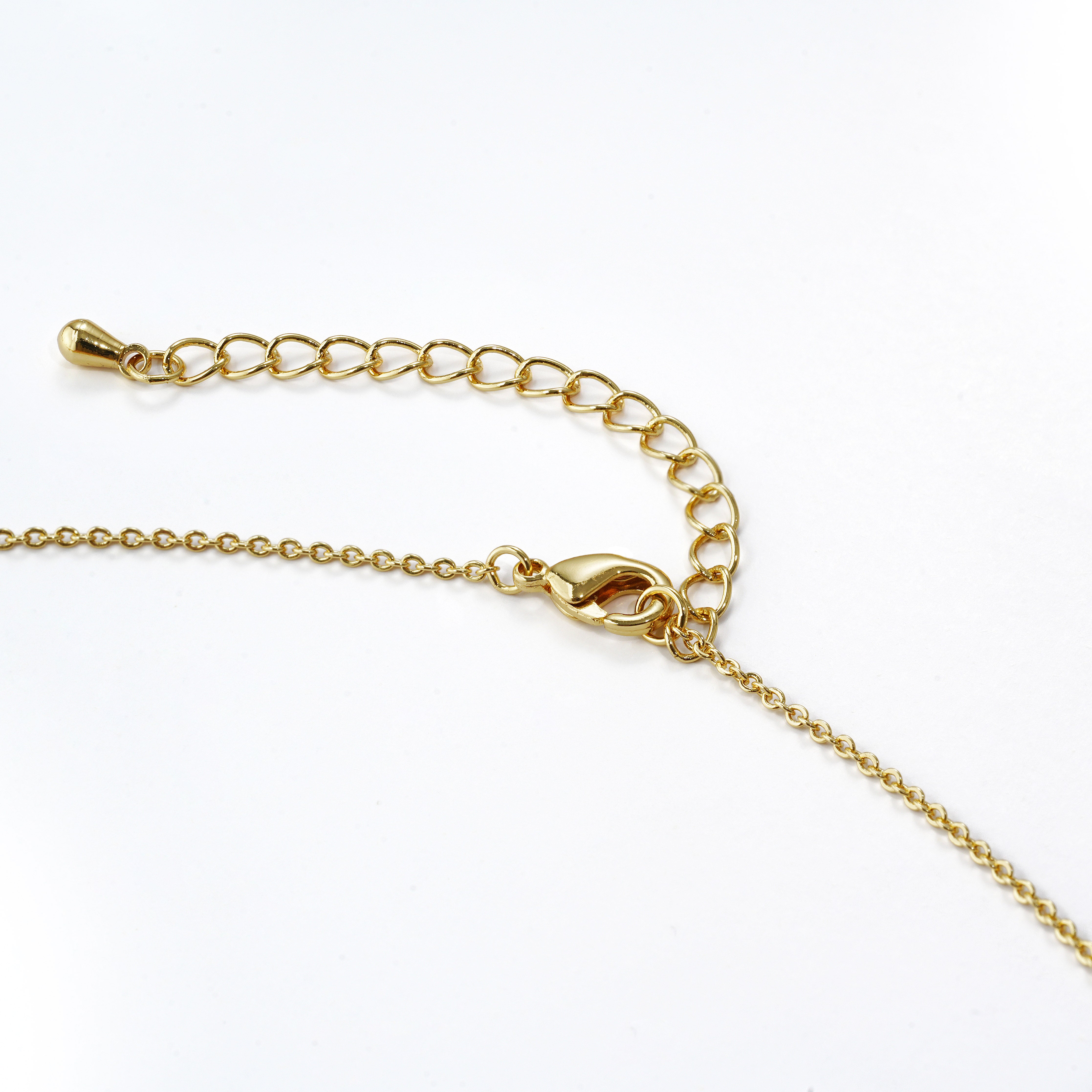 Minimal Colored Zircon Necklace | Brass / 925 Silver | 14K Gold Plating