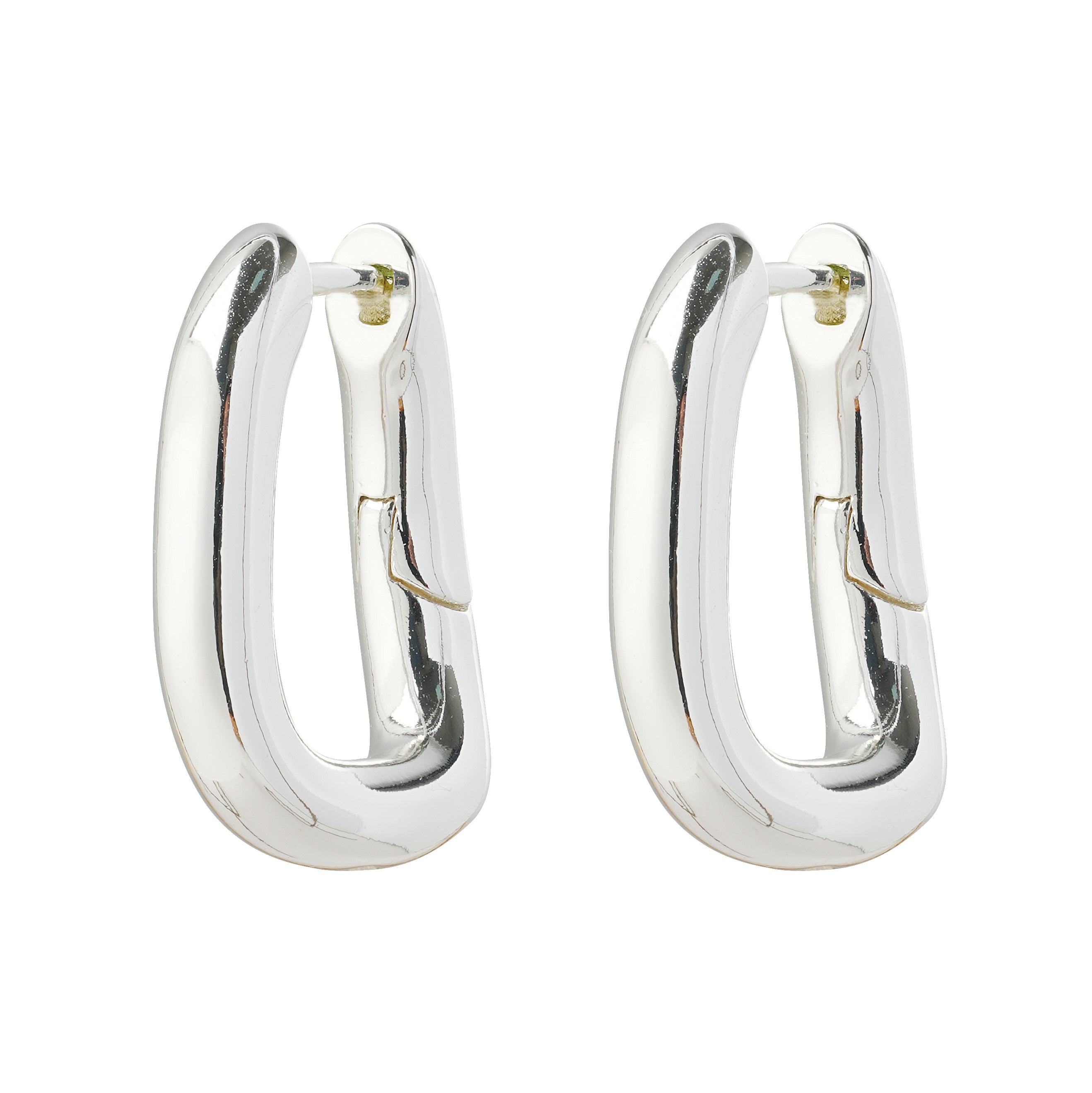 Minimalist Irregular Oval Hoop | Gold & Silver Plated | Modern Fashion OEM Jewelry