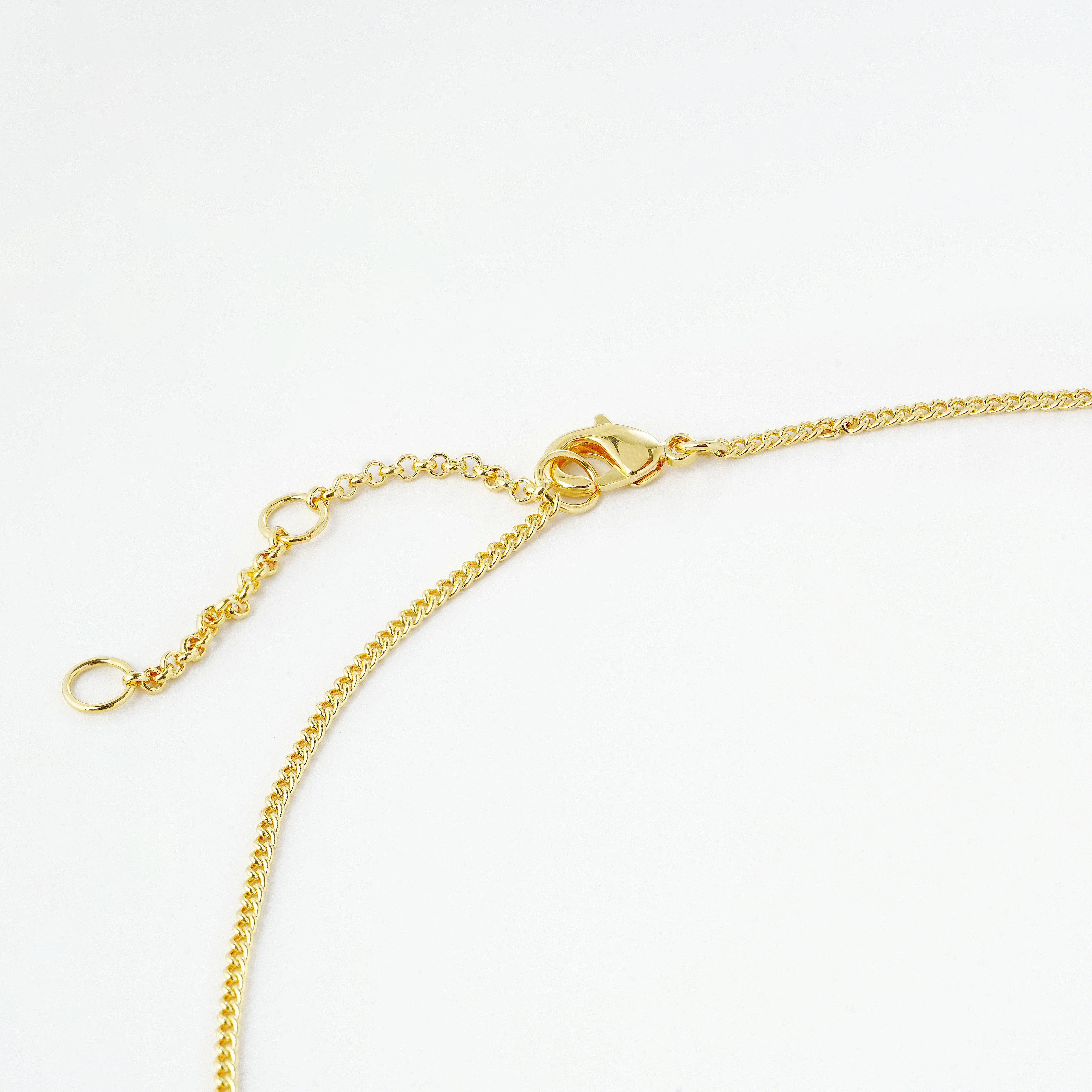 Rectangular CZ Station Necklace – Fine-Jewelry Inspired Minimalist Design, Available in brass or 925 Silver