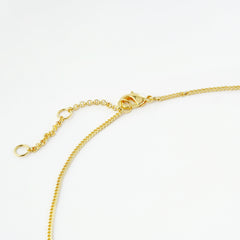 Rectangular CZ Station Necklace – Fine-Jewelry Inspired Minimalist Design, Available in brass or 925 Silver