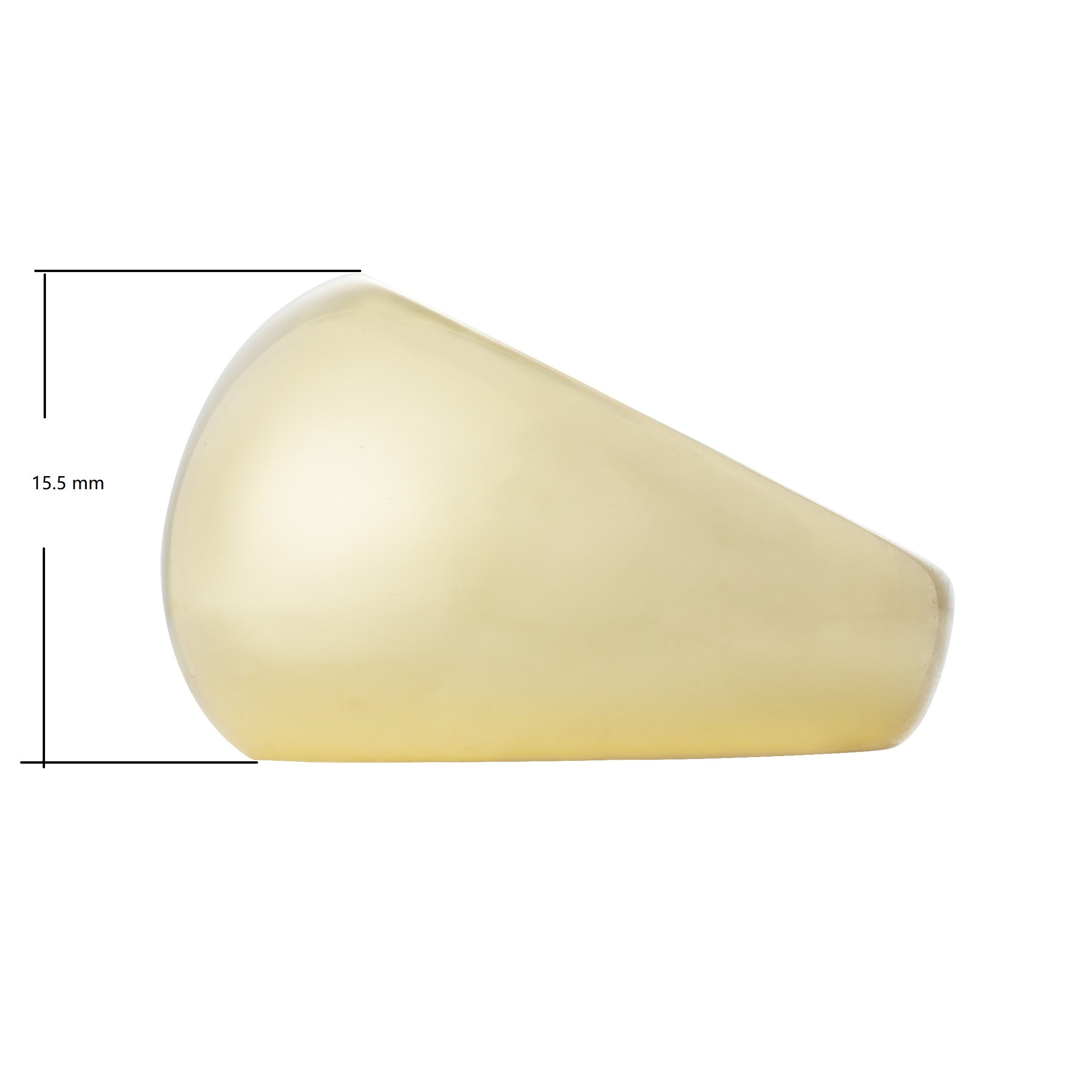 High-Polish Dome Ring – Brass with 14K Gold Plating, Minimal & Versatile