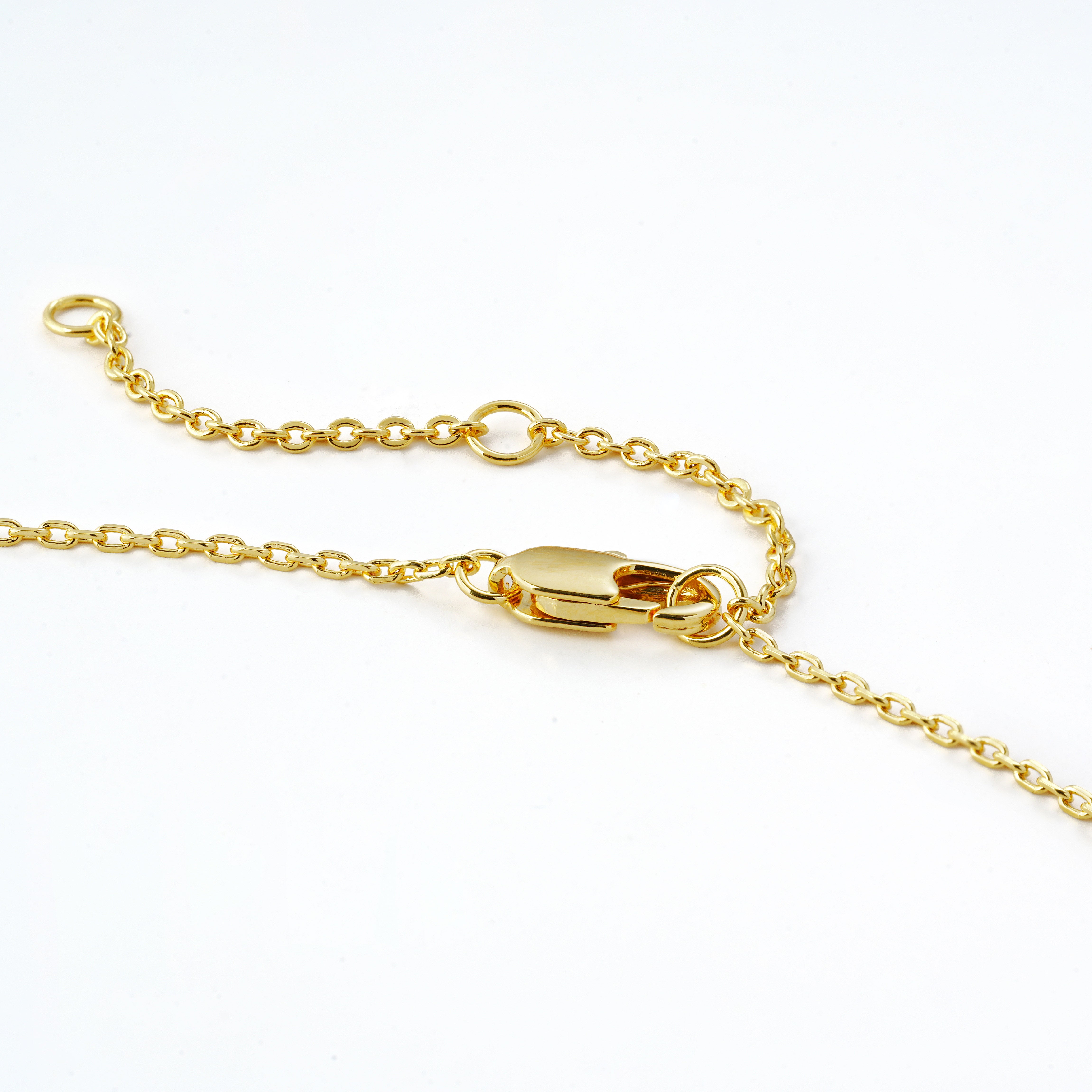 Minimalist 14K Gold-Plated Necklace with Tapered 3A Cubic Zirconia Pendant – Ideal for Everyday & Layering Collections