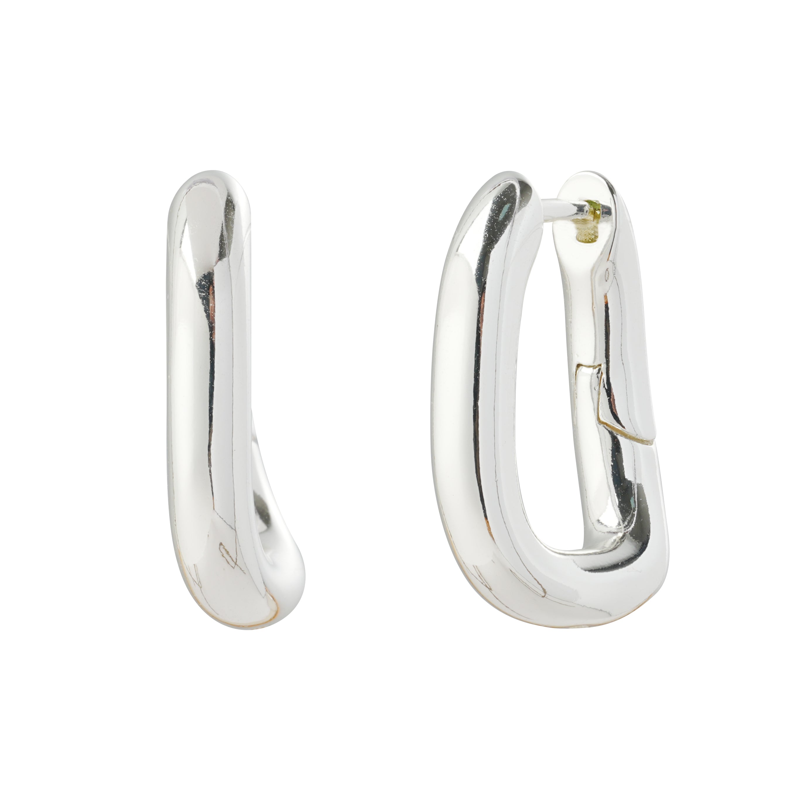 Minimalist Irregular Oval Hoop | Gold & Silver Plated | Modern Fashion OEM Jewelry