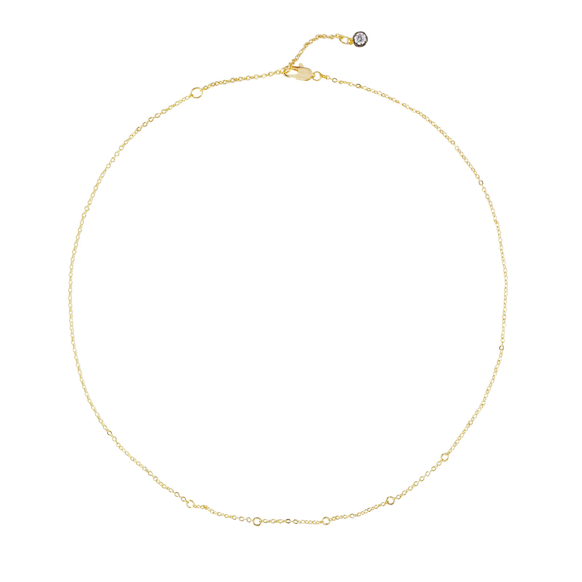 Minimalist Dual-Tone Necklace | 14K Gold & Gunmetal Plating | Modern Contrast Pendant Design | OEM Jewelry Manufacturer